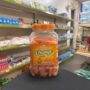 Orange ripe sweet candy carton